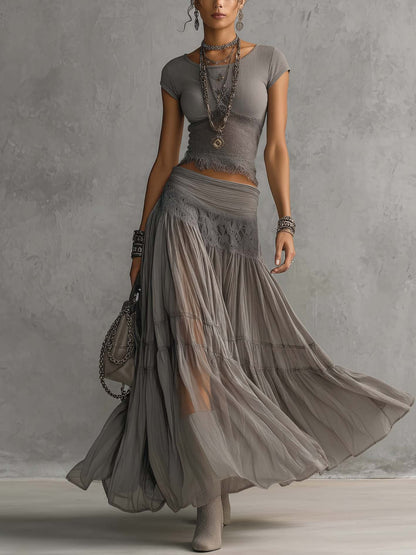 Caterina - Set boho couture dal fascino etereo