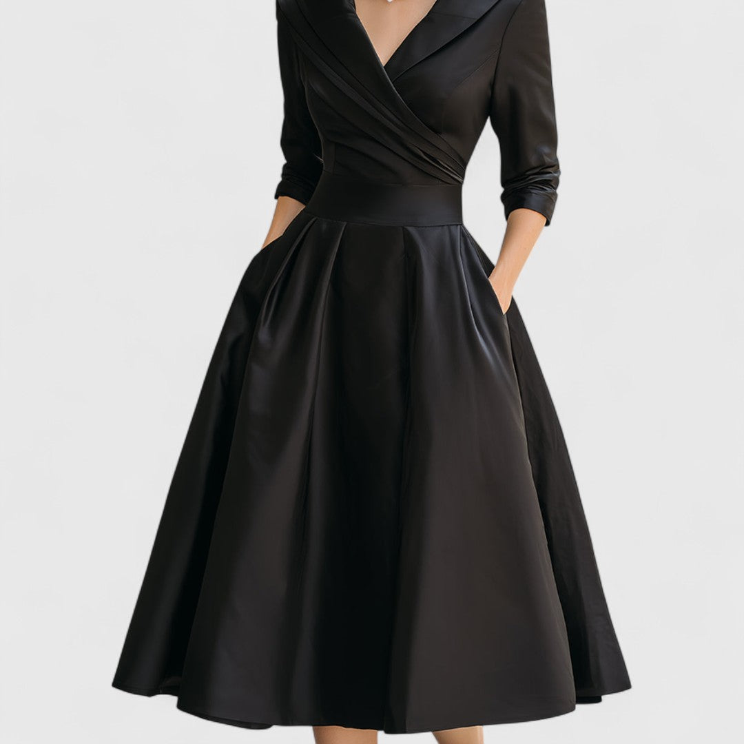 Teresa | Abito midi dal taglio elegante e dalla silhouette valorizzante