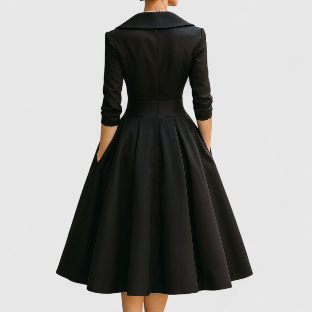 Teresa | Abito midi dal taglio elegante e dalla silhouette valorizzante