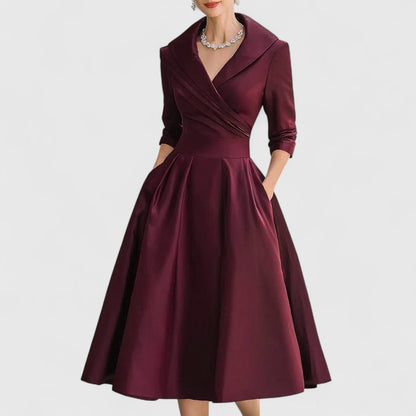 Teresa | Abito midi dal taglio elegante e dalla silhouette valorizzante
