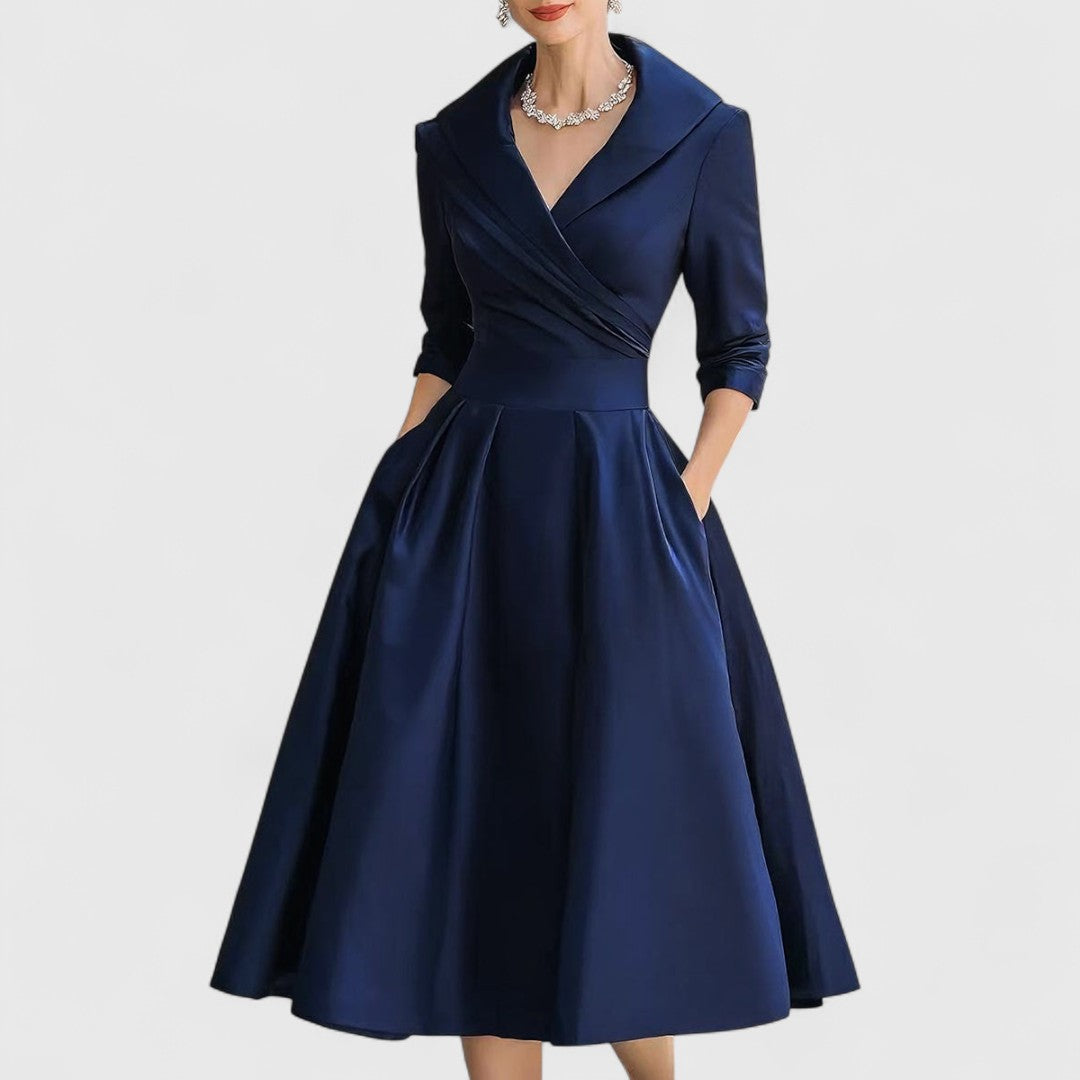 Teresa | Abito midi dal taglio elegante e dalla silhouette valorizzante