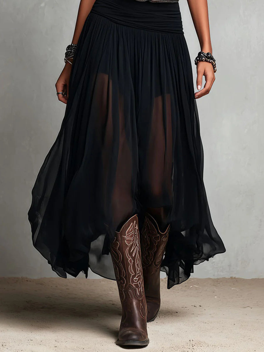 Odette | Elegante abito lungo in tulle