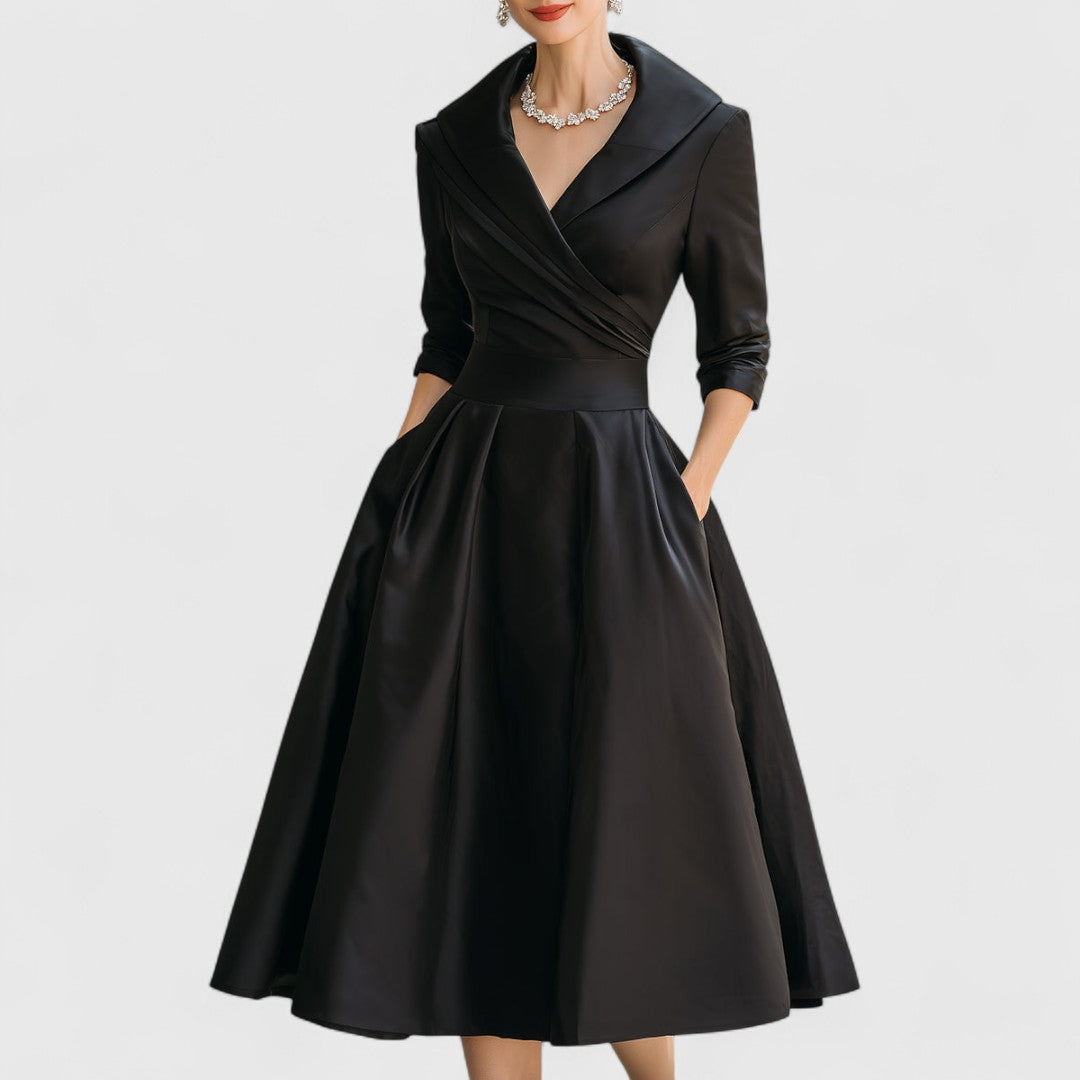 Teresa | Abito midi dal taglio elegante e dalla silhouette valorizzante