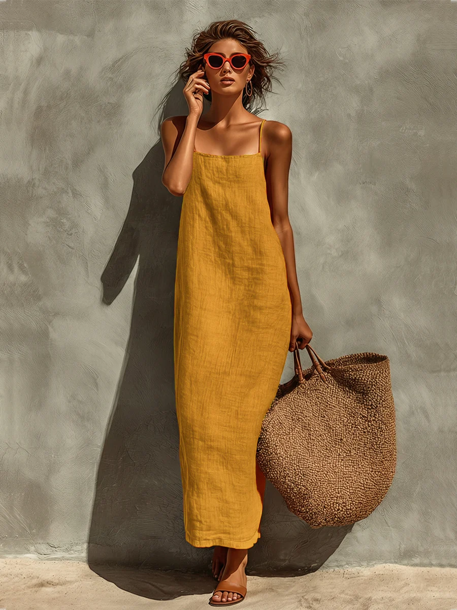 Luciana - Abito Boho Resort in Cotone